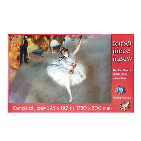 The Star: Dancer On The Stage By Edgar Degas 1000 Piece Jigsaw Puzzle