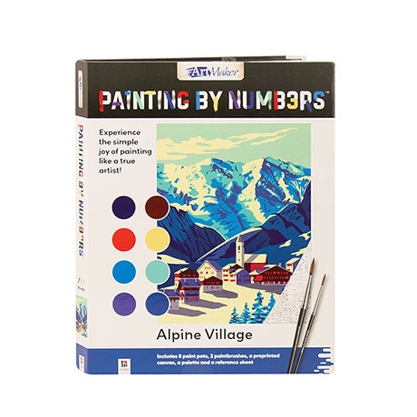 Alpine Village Painting By Numbers 