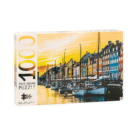 Nyhavn Copenhagen Denmark 1000 Piece Jigsaw Puzzle