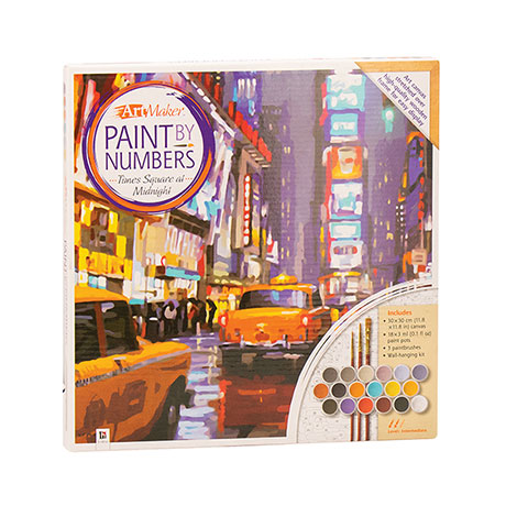 Times Square At Midnight Paint By Numbers