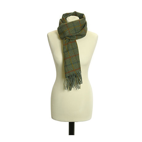 Lambs Wool Country Check Scarf