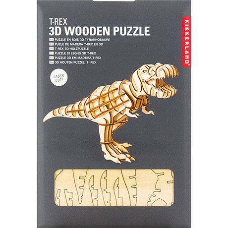 T-Rex: 3D Wooden Puzzle