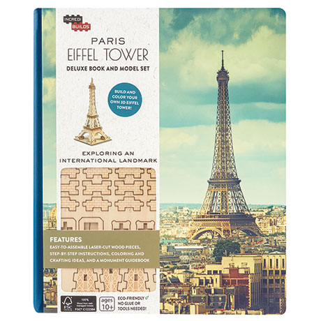 Eiffel Tower Deluxe Book & Model Set