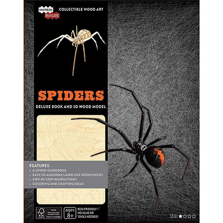 Spiders Deluxe Book & Model Set