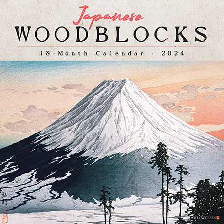 Japanese Woodblocks 2024 Wall Calendar