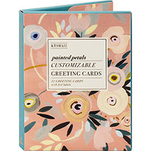 Product Image for Painted Petals Customizable Greeting Cards