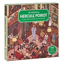 Alternate image The World Of Hercule Poirot 1000 Piece Puzzle