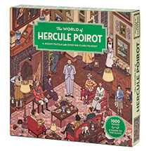 Alternate image The World Of Hercule Poirot 1000 Piece Puzzle