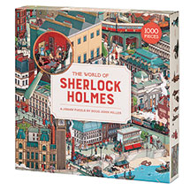 Alternate image The World Of Sherlock Holmes 1000 Piece Puzzle