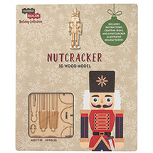 Holiday Nutcracker 3D Wood Model