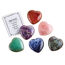 Alternate image for Semiprecious Stone Hearts Collection