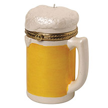 Alternate image Porcelain Surprise Ornament - Beer Mug