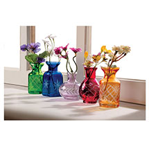 Alternate image Petite Glass Bud Vases - Set of 5