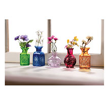 Alternate image Petite Glass Bud Vases - Set of 5