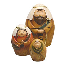 Alternate image Nativity Scene Nesting Dolls Set