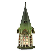 Product Image for Candle Lantern Architectural Design in Metal Frame - Pickford