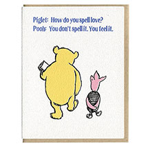 Alternate image for Winnie-The-Pooh Letterpress Notecards