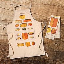 Alternate Image 1 for Vintage Cheese Apron