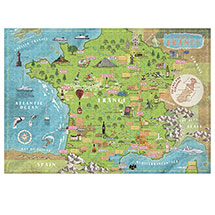 Alternate Image 3 for Wines Of France 1000 Piece Jigsaw Puzzle